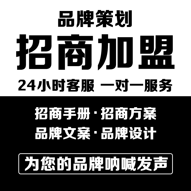 招商手册设计品牌介绍ppt产品资料招商引资加盟推广合作方案代写