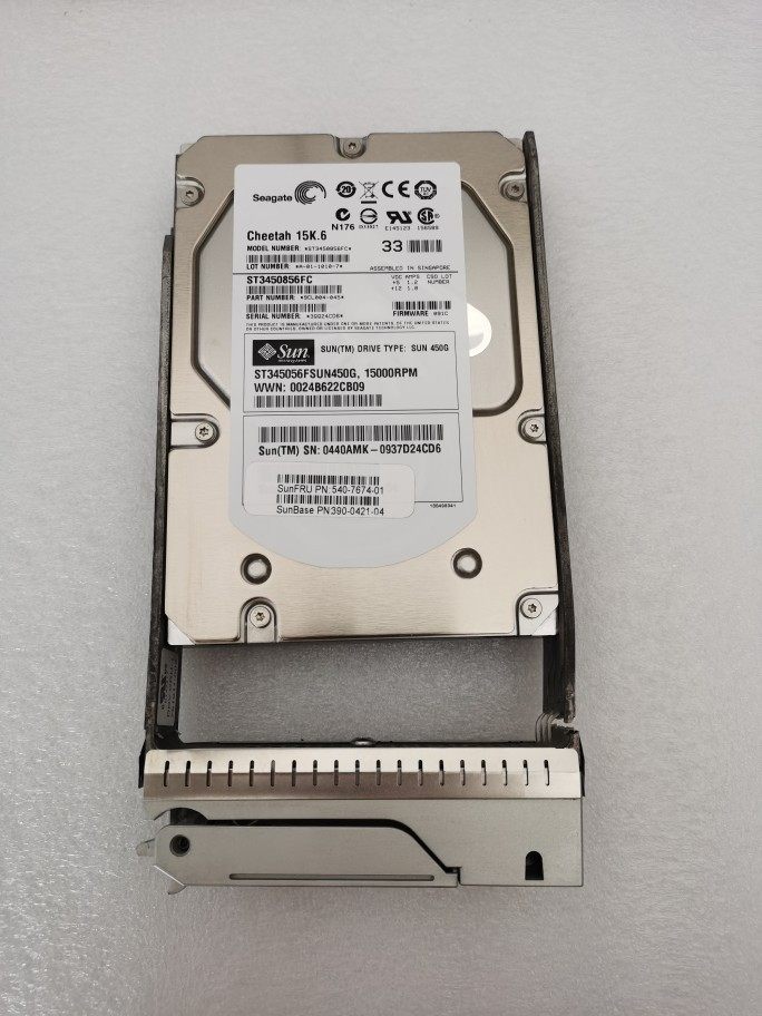 sun 540-7674-01 390-0421-04 st3450856fc 450g 15k fc 存储硬盘