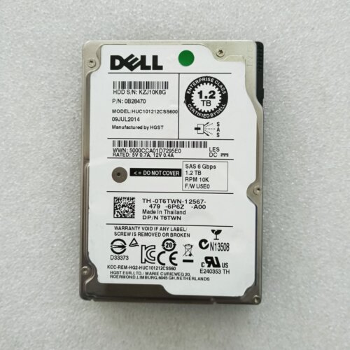DELLT6TWN1.2T6G10K2.5寸