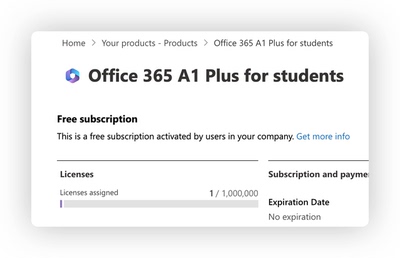 microsoft office 365 a1p a1 plus global admin 全局管理员