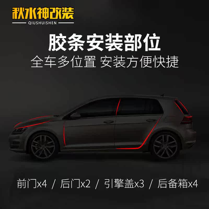 永秋适用18-21款大众高尔夫.5代rlinegti全车隔音防尘密封胶条改属于什么档次？