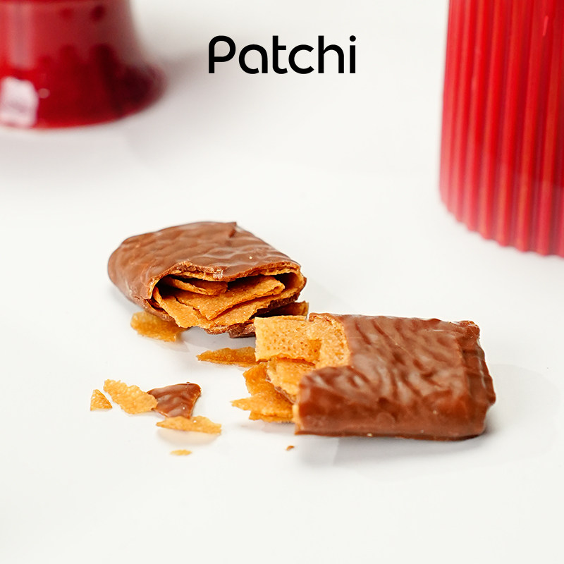 Patchi芭驰法式薄脆饼夹心巧克力礼盒威化饼干进口高端零食礼物