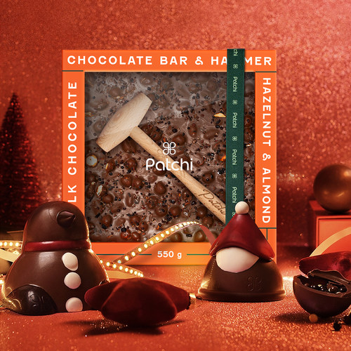 芭驰迪拜坚果夹心榛子巧克力锤