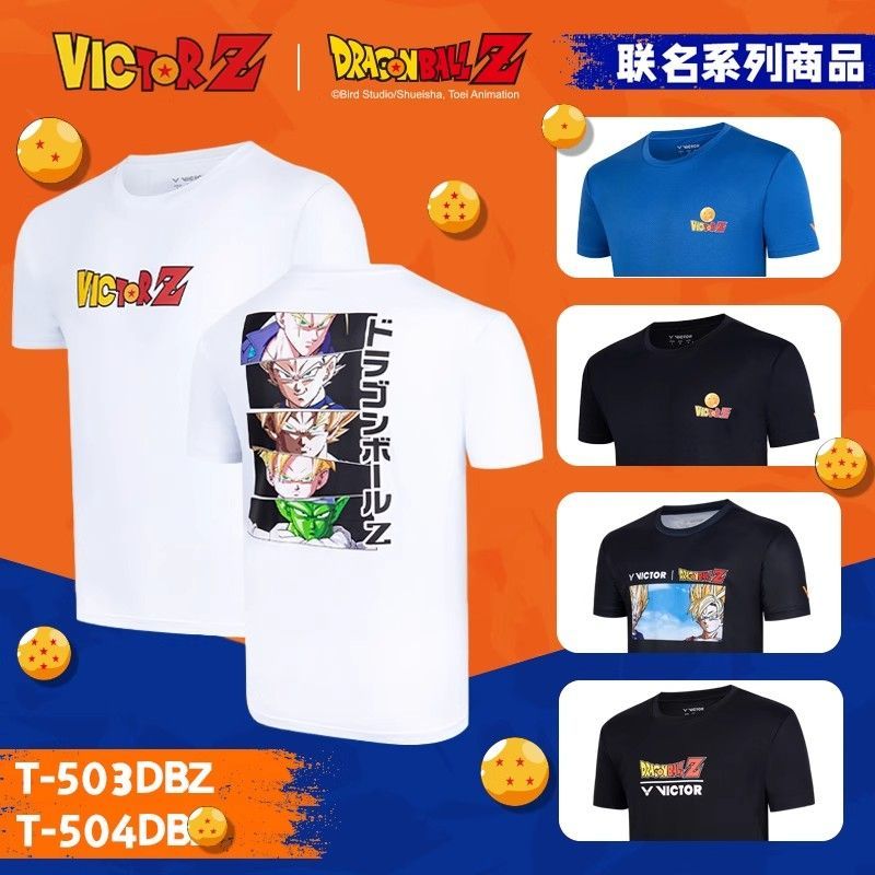 胜利龙珠联名羽毛球服T恤速干