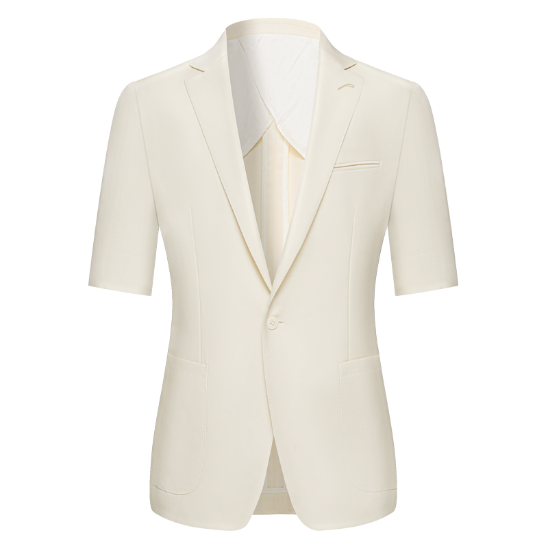 本派半里衬羊毛西装外套休闲西服