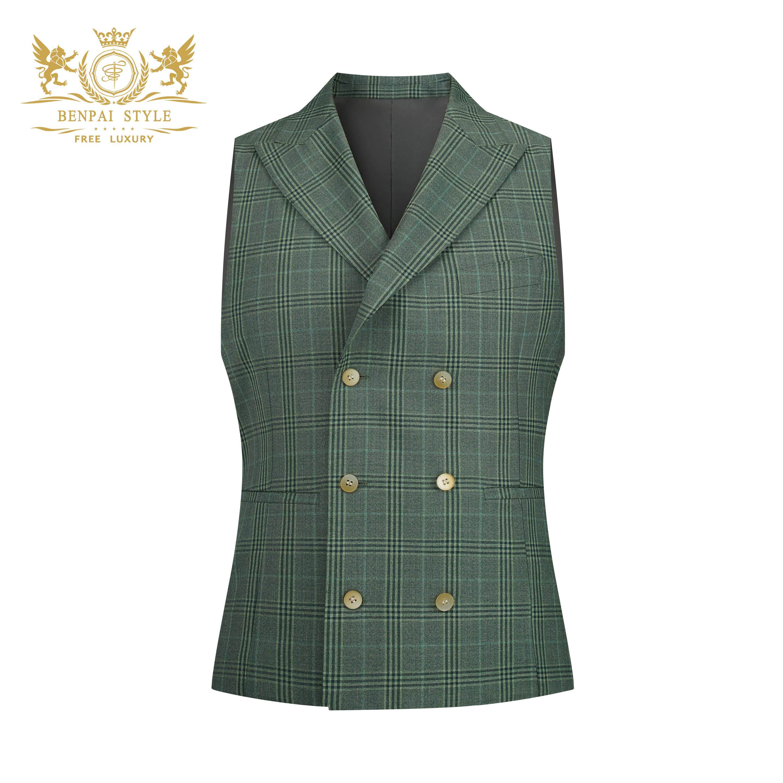 本派男士马甲新款英伦复古苏格兰格纹羊毛西背商务格子西装马甲男,男装,常规马甲,淘宝优惠券,粉丝福利购,淘宝优惠卷