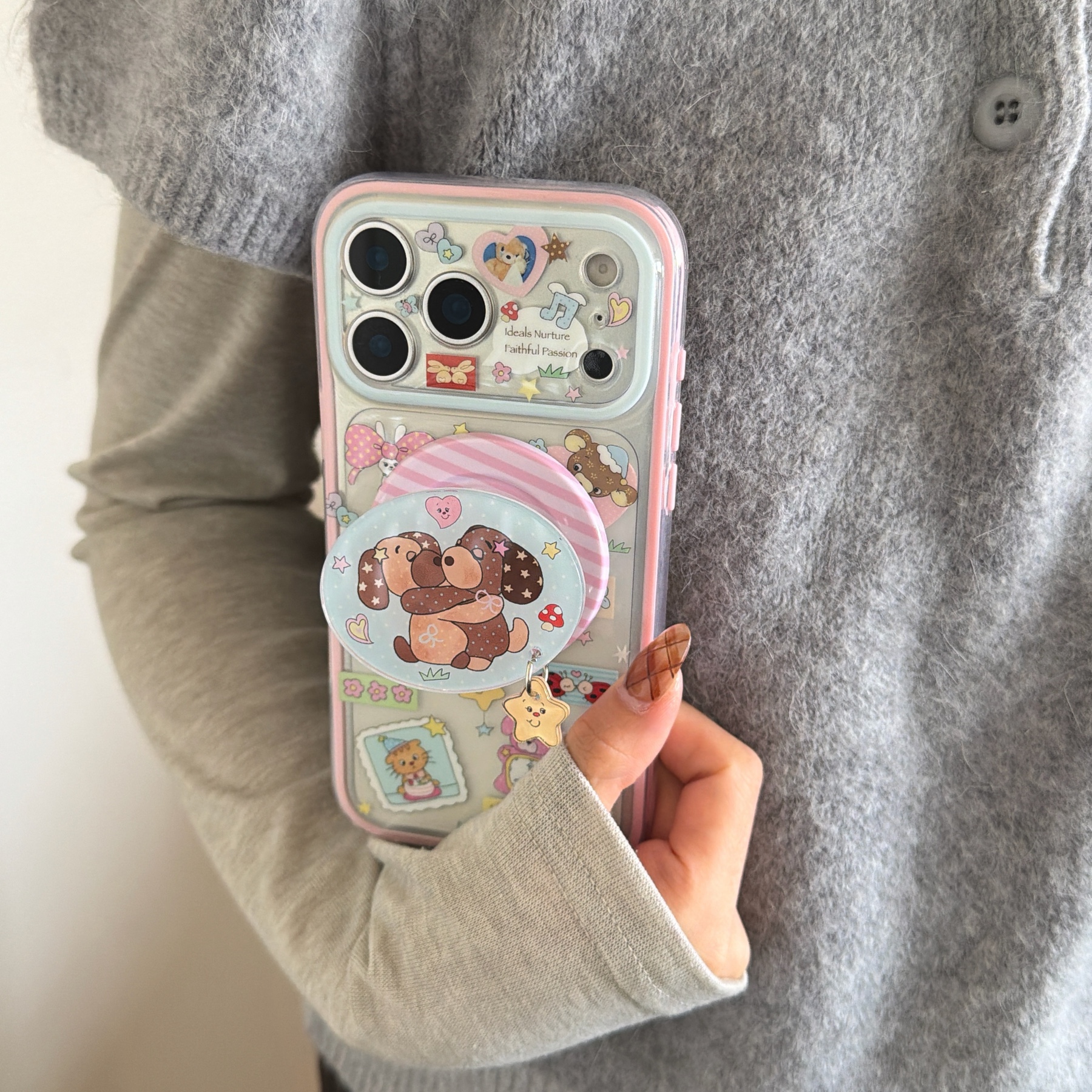 日韩ins可爱少女心奶萌手机壳