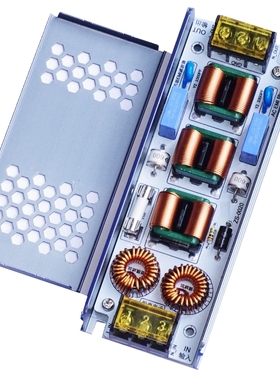 EMI电磁干扰纹波滤波器超薄脉冲浪涌防雷四级交流220v电源ZS-0020