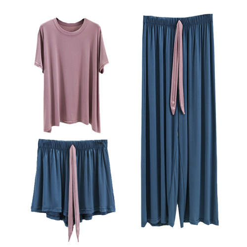 莫代尔家居服女可外穿