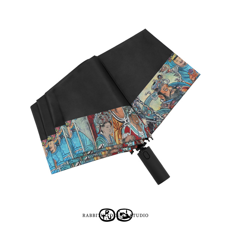 自动伞防晒伞东方文化礼物折叠伞