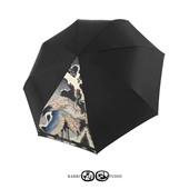 雨伞男防晒伞女折叠黑色可携式 rabbituu 松鹤告瑞 遮阳晴雨两用