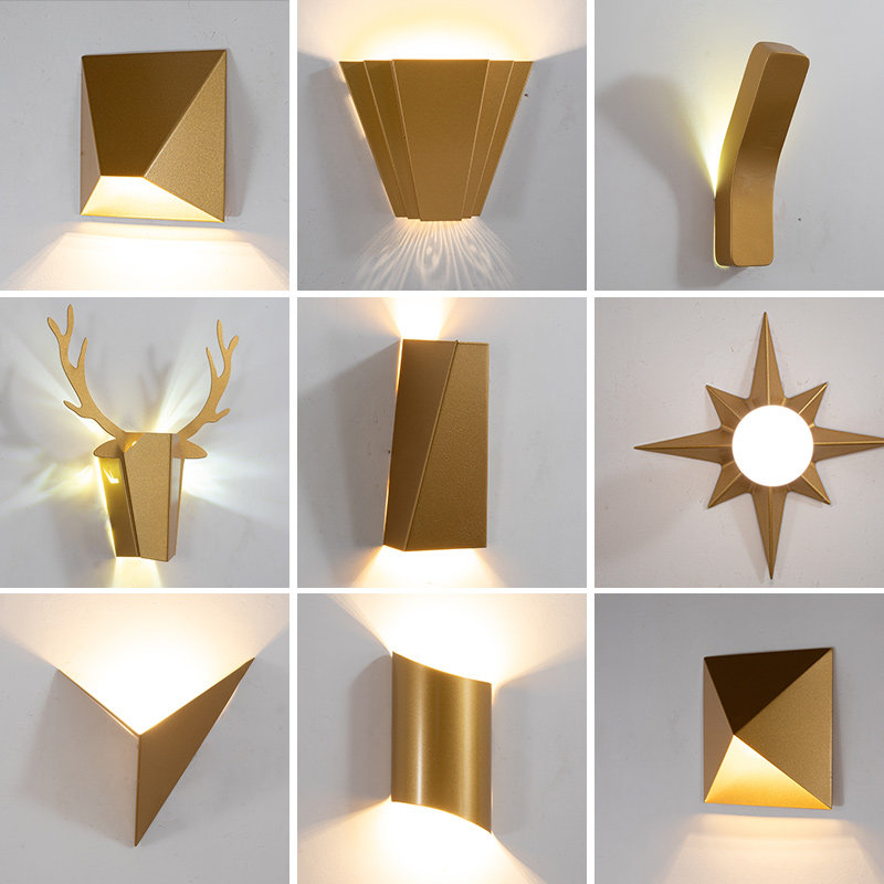 简约现代壁灯创意艺术轻奢后现代北欧客厅背景墙卧室床头过道灯具,家装灯饰光源,壁灯,淘宝优惠券,粉丝福利购,淘宝优惠卷