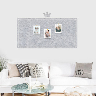 新品彩色墙板毛毡板布置留言板毛毡墙贴幼儿园布告软木板展示板照