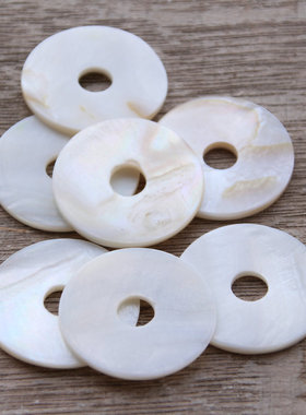 diy天然贝壳手工饰品配件吊坠