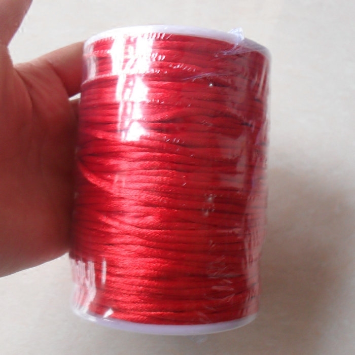 中国结5号大红色红绳 编织红绳子项链手链100米/卷diy手工线材料