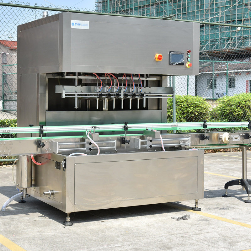 全自动豆油灌装机全自动4头双头半自动油类灌装机流量计式机械