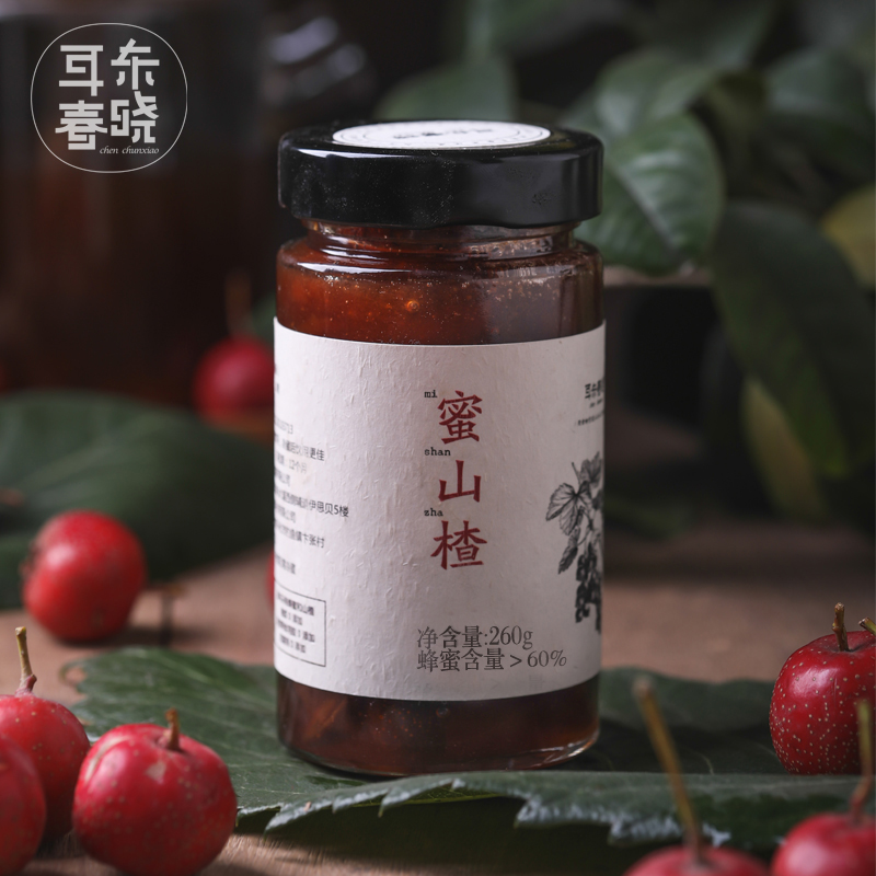 不添加防腐剂野山花蜜山楂酱