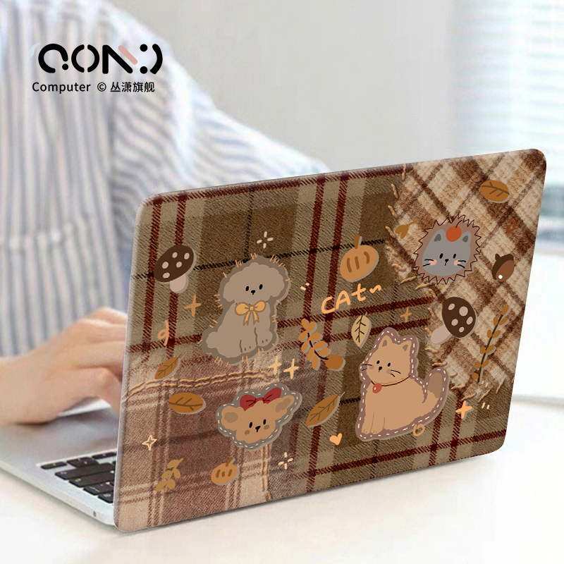卡通萌宠适用华为matebook14/13