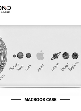 丛潇 原创星球适用苹果macbookair保护壳2024款mac笔记本M2电脑pro套macpro14寸13透明macm2膜M1配件15软16M3