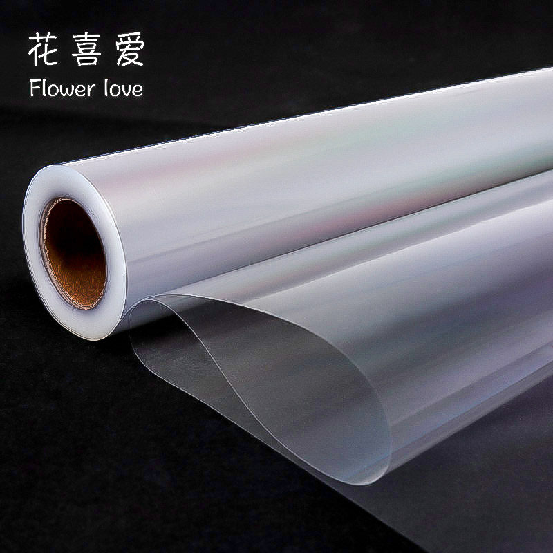 花喜爱鲜花包装纸4.7丝布全透明材料玻璃纸加厚花束花店塑胶用品