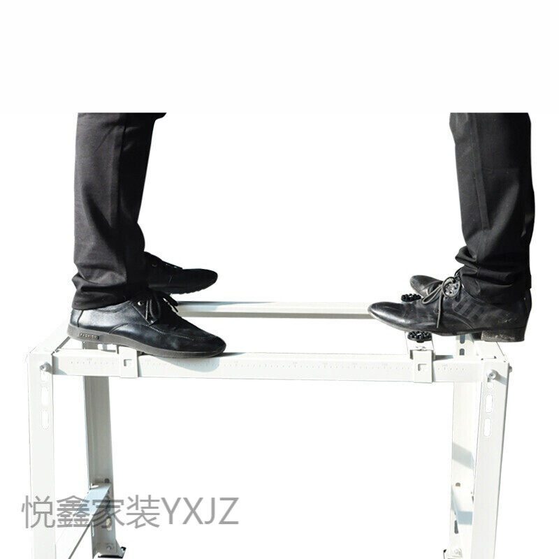 新品空调室外机支架落地加厚不锈钢减震防震架子角铁架底座地架XE