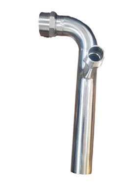 304不锈钢直饮水管配件 外丝变径三通弯头 丝口90度弯管 非标可订