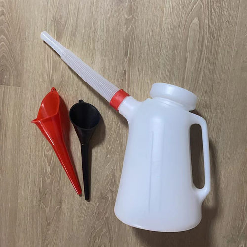 5升加厚带刻度塑料机油壶加油壶注油器汽修机油手动加机油油壶