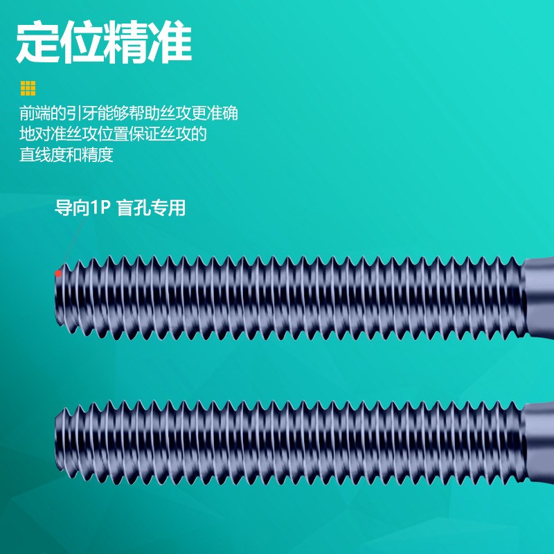 镀TICN机用挤压丝攻M123456m8-M12导向牙0.5P/1P不锈钢专用丝锥