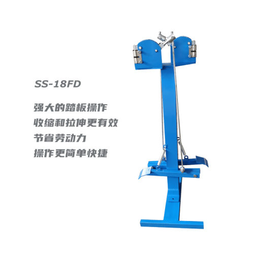 钣金成型设备SS-18FD 脚踏式金属拉伸收缩压边机生产厂家出口品质