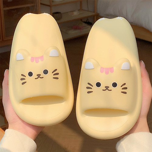 少女心卡通可爱小猫咪EVA凉拖鞋