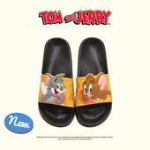 夏季 男女汤姆杰利正版 猫和老鼠情侣拖鞋 舒适一字休闲居家凉拖