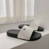 女士夏季 韩系原宿风ins居家室内凉拖鞋 家用防滑简约休闲平底拖鞋