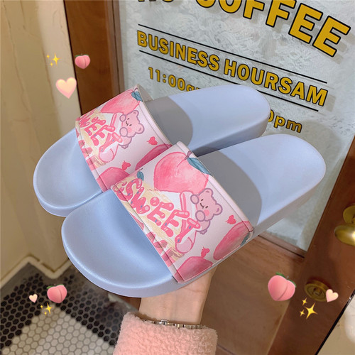 拖鞋ins少女心卡通室内软底防滑