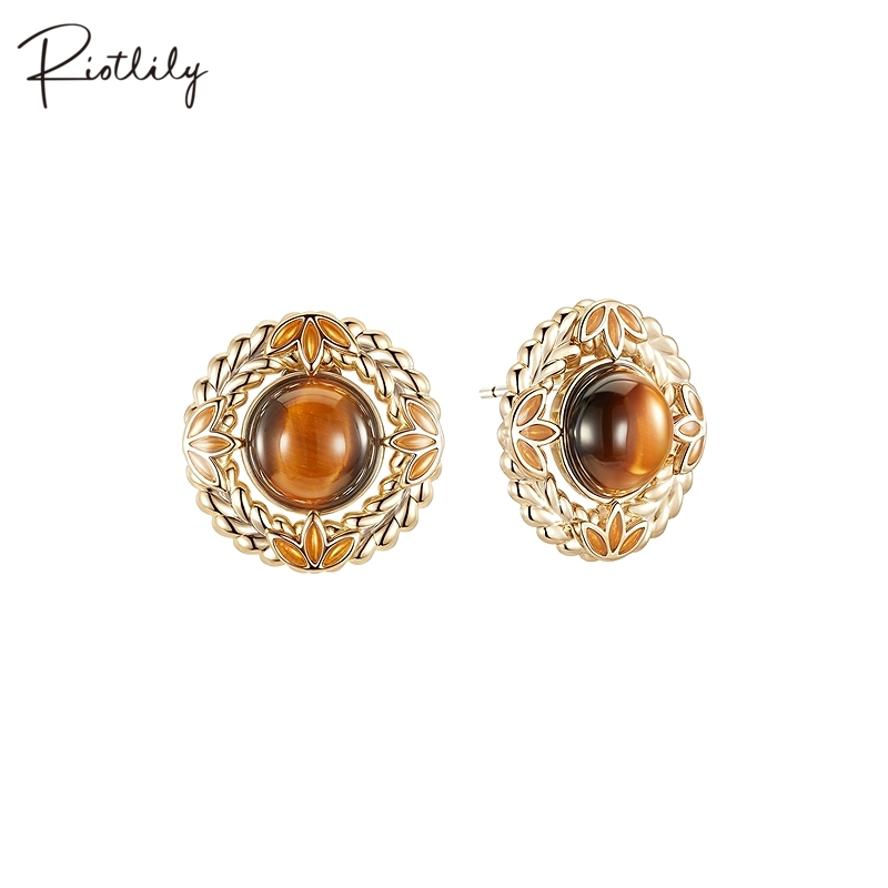 Riotlily/艾特里里金穗初秋系列时尚耳环送女友礼物