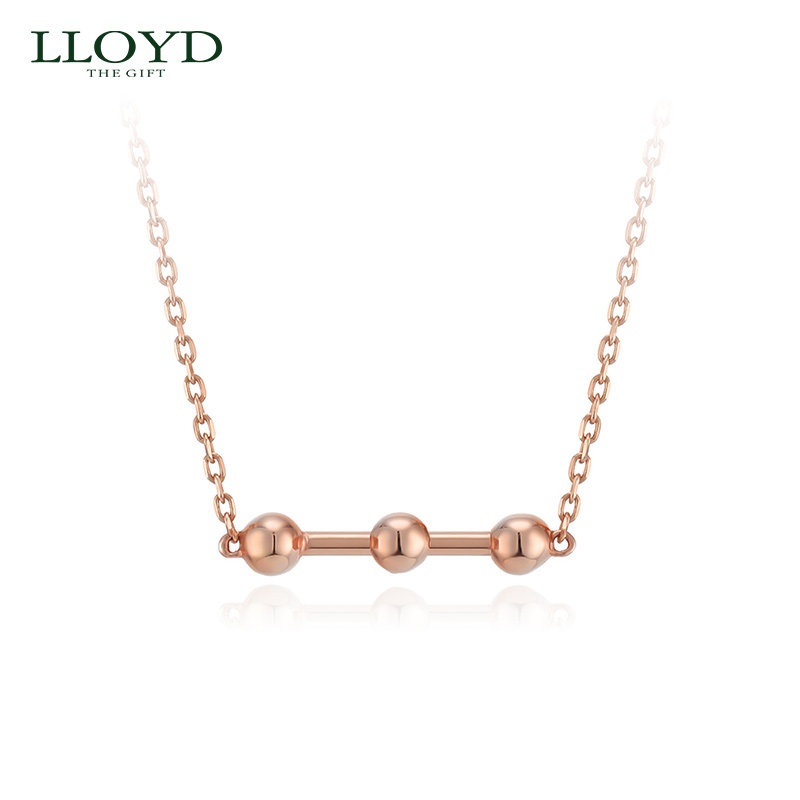 LLOYD洛雅蒂正品项链 10K可调节素项链 DIY自由搭配 个性百搭时尚