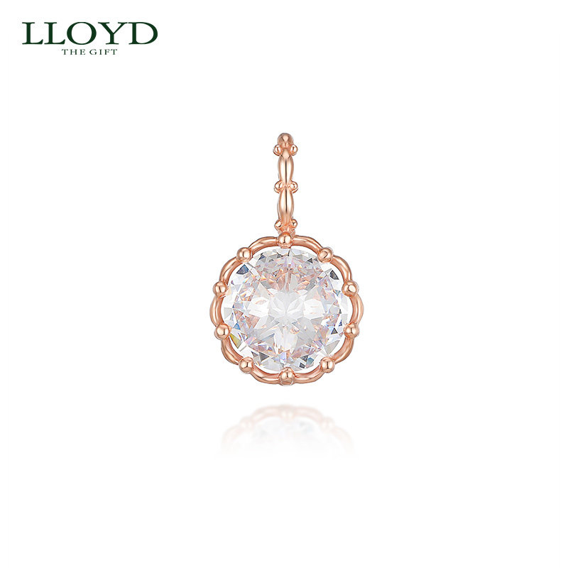 LLOYD洛雅蒂正品项链女 10K晶莹宝石吊坠 DIY自由搭配 时尚百搭