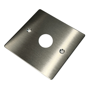 空白面板带出线孔遮丑挡盲板补洞装饰不锈钢86型开关插座穿线盖板