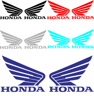 适用本田HONDA摩托车贴纸防水反光翅膀CB400X CBF190tr NX125贴花