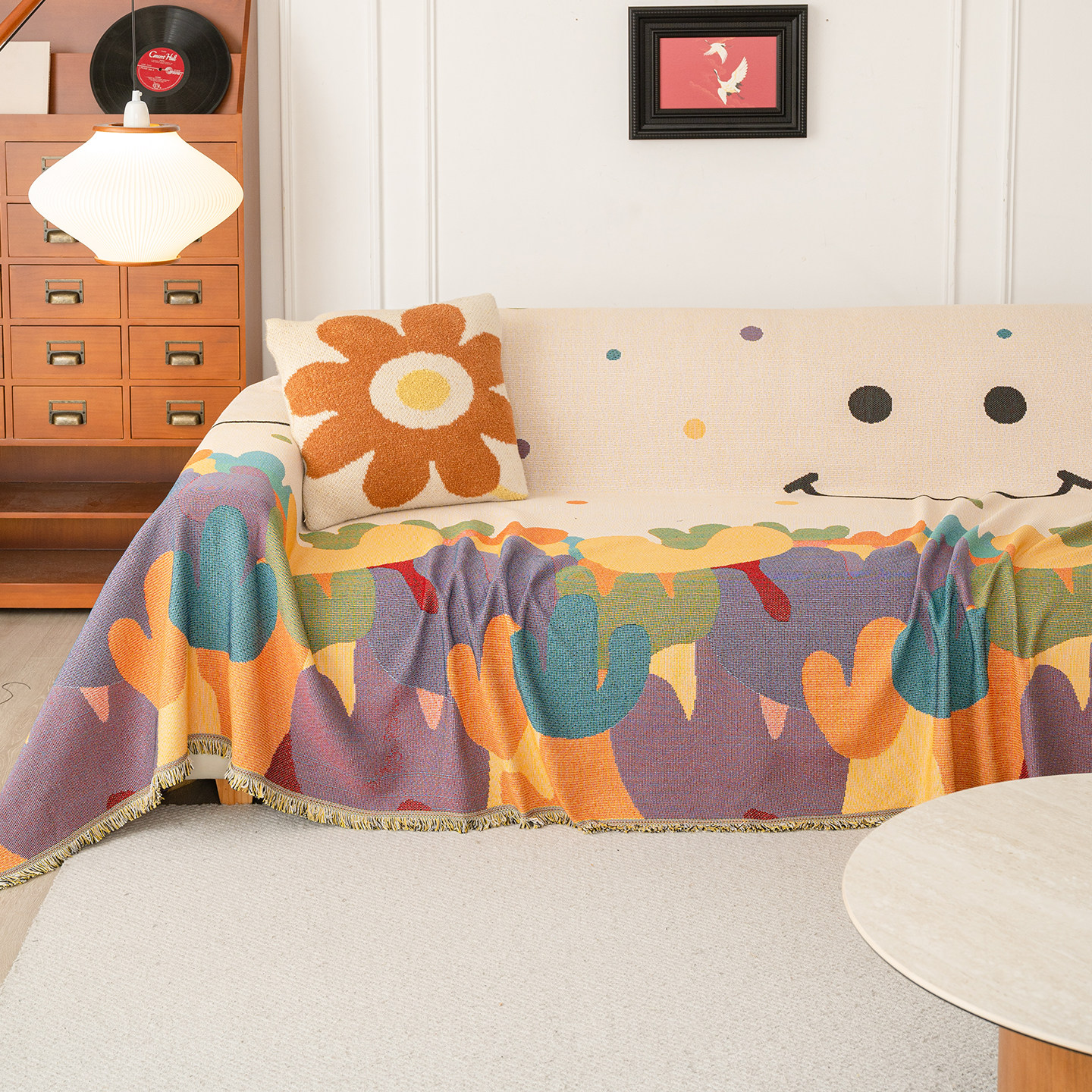 一整张沙发盖布巾全盖北欧风高级感秋冬防滑防猫抓套罩沙发毯子,居家布艺,沙发套,淘宝优惠券,粉丝福利购,淘宝优惠卷