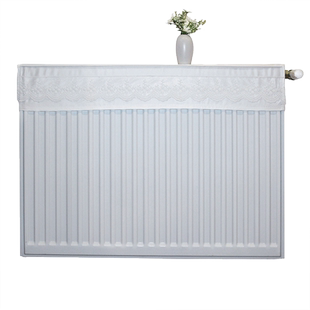 简约暖气片罩套防熏遮挡老式暖气美化装饰防尘罩半包壁挂炉套