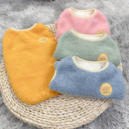 狗狗猫咪秋冬款双面加绒保暖衣服