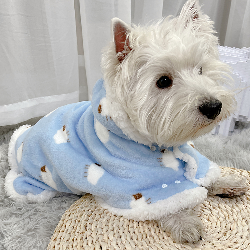狗猫冬季保暖披风加厚被子