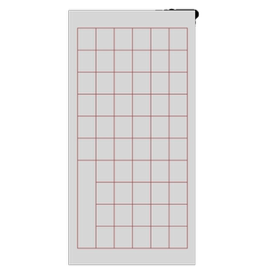 宛陵四尺整张格子宣纸半生半熟毛笔书法创作专用纸20格28格56格84格带落款方格楷书篆书格书法作品纸宣纸批发