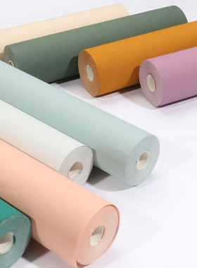 宛陵素彩蜡染宣纸长卷半生半熟书法专用纸仿古色黄色纯彩色卷轴20米大中小楷行草篆隶国展比赛投稿书法作品纸