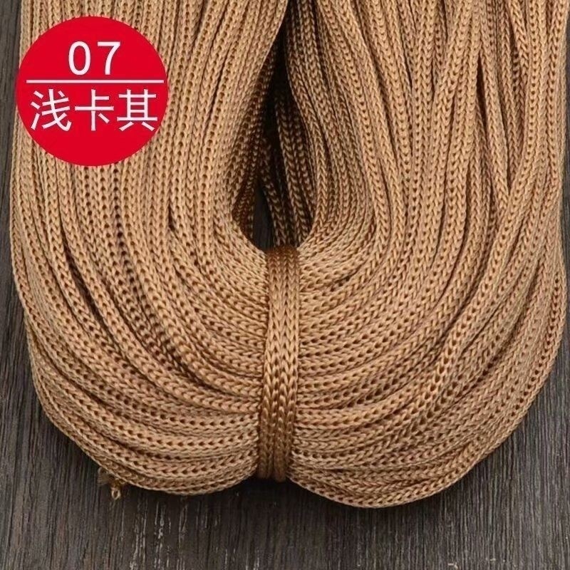 轻体粗冰丝线手工编织钩针勾帽子的勾包坐垫多功能夏季凉帽空心线