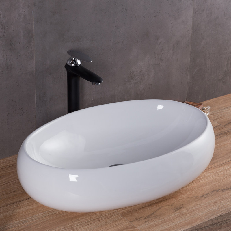 椭圆形陶瓷洗手盘台上盆