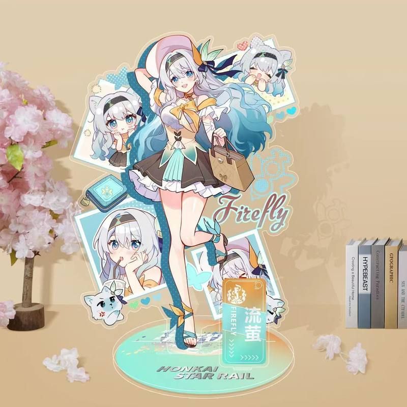 星穹铁道悠悠夏日流萤周边亚克力新款立牌绝美卡通高颜值桌面摆件
