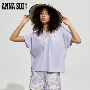 蝴蝶凉感运动短袖 ANNA 透气T恤 防晒经典 系列 SUI安娜苏运动 多元