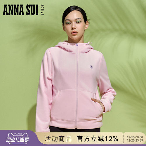 ASA安娜苏摇粒绒针织外套