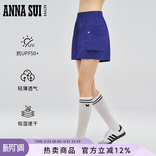 五分短裤 ANNA 轻薄户外运动防晒工装 夏季 吸湿速干 SUI安娜苏运动